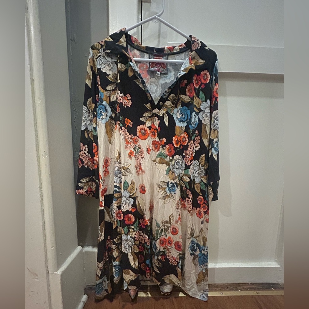 Johnny Was Emma Rose Polo Tunic Dress